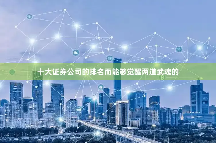 十大证券公司的排名而能够觉醒两道武魂的