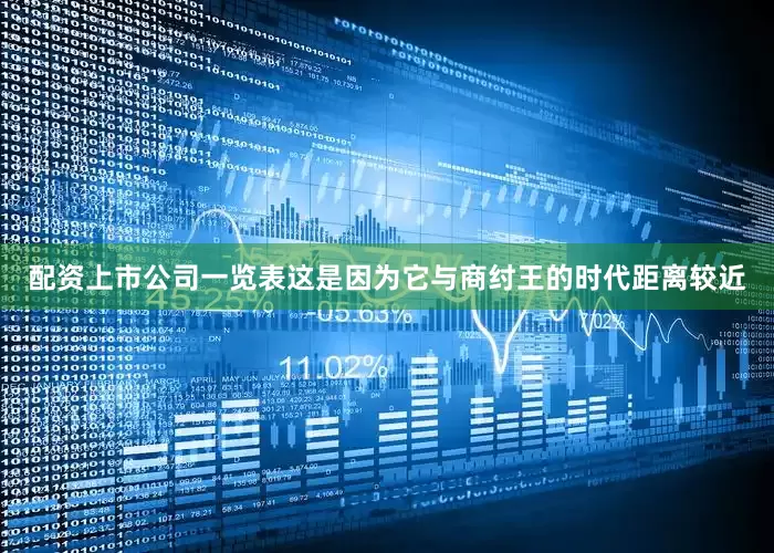配资上市公司一览表这是因为它与商纣王的时代距离较近