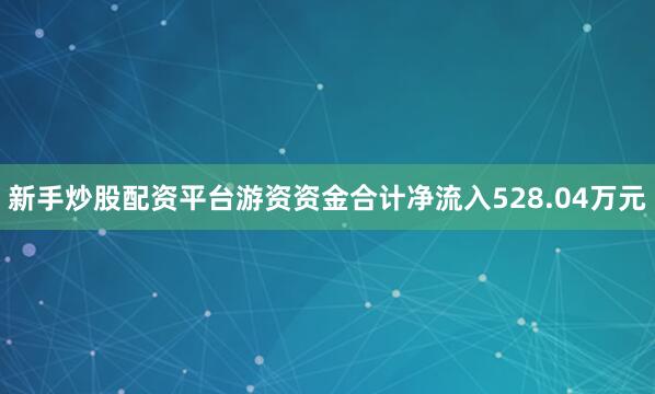 新手炒股配资平台游资资金合计净流入528.04万元