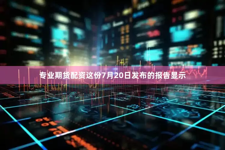专业期货配资这份7月20日发布的报告显示